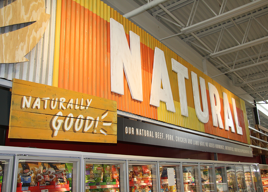 grocery store signs