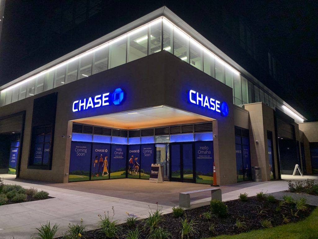 bank signage