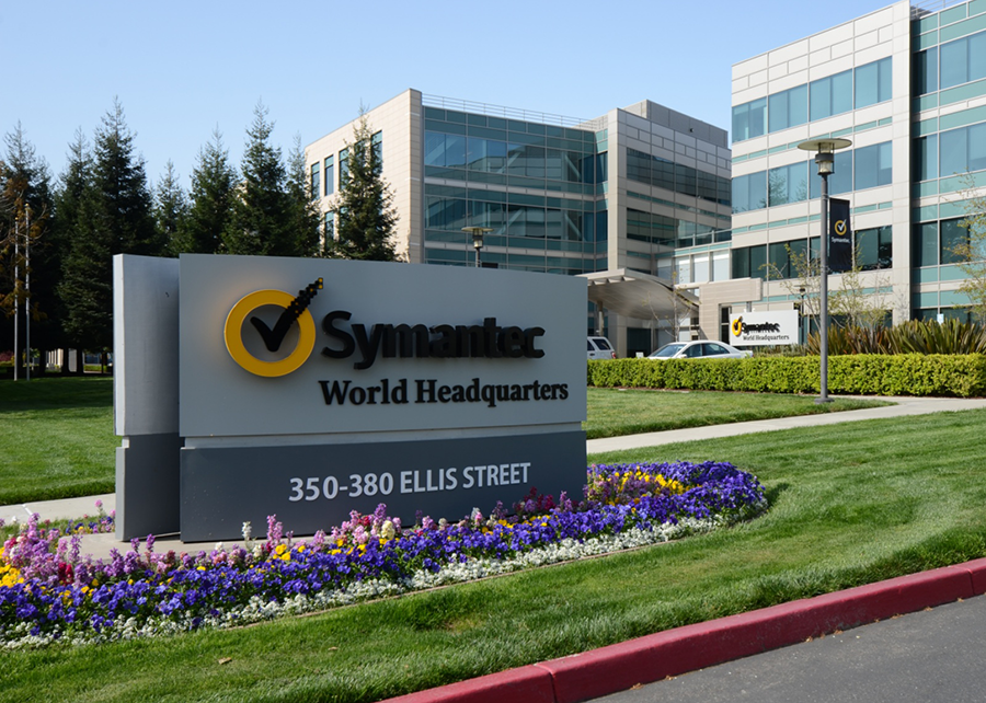 Symantec_Headquarters_Mountain_View corporate signage