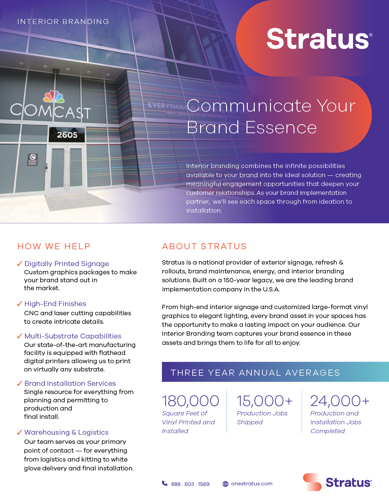 Interior Branding Fact Sheet