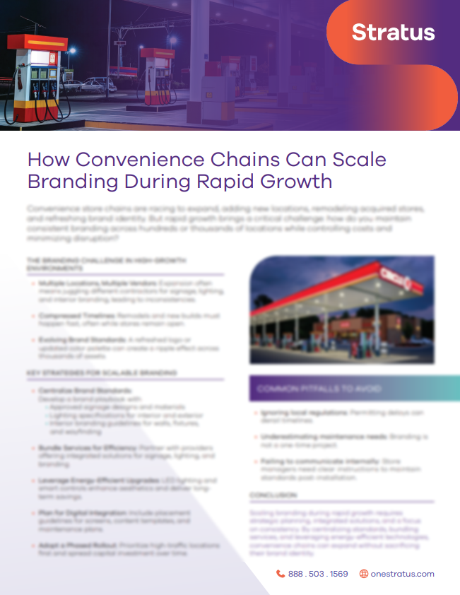 How Convenience Chains Can Scale Branding During Rapid Growth