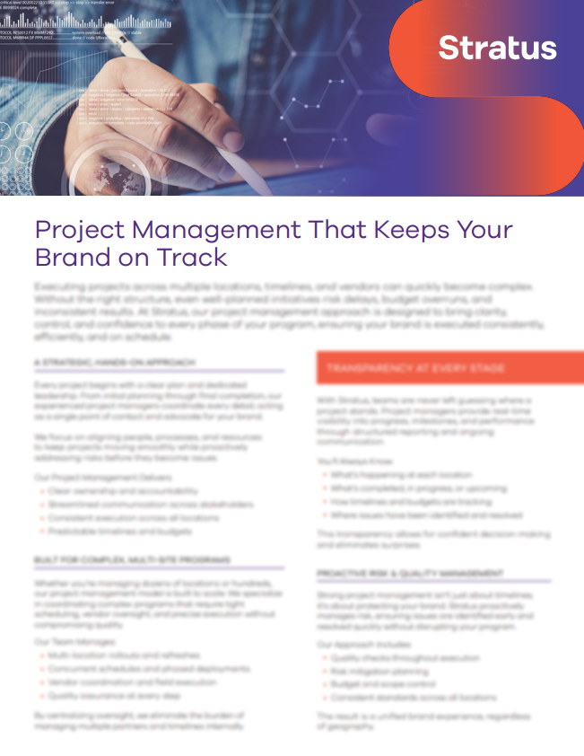 Project Management that Keeps your Brand on Track