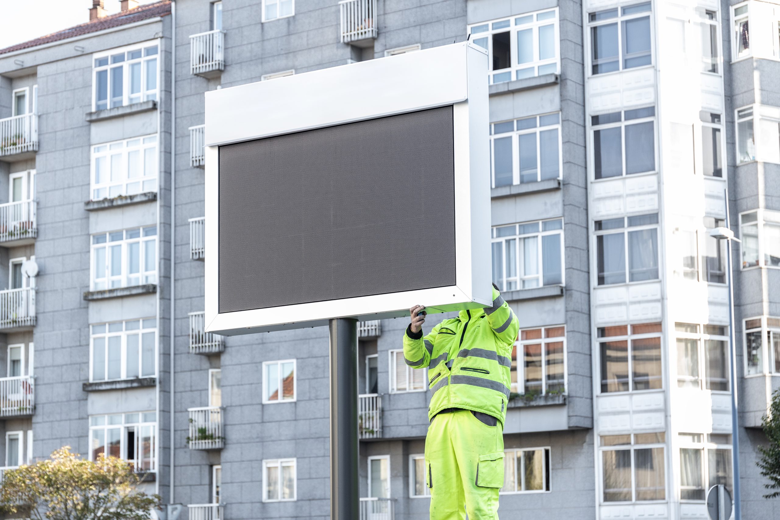 Maintenance on Digital Sign