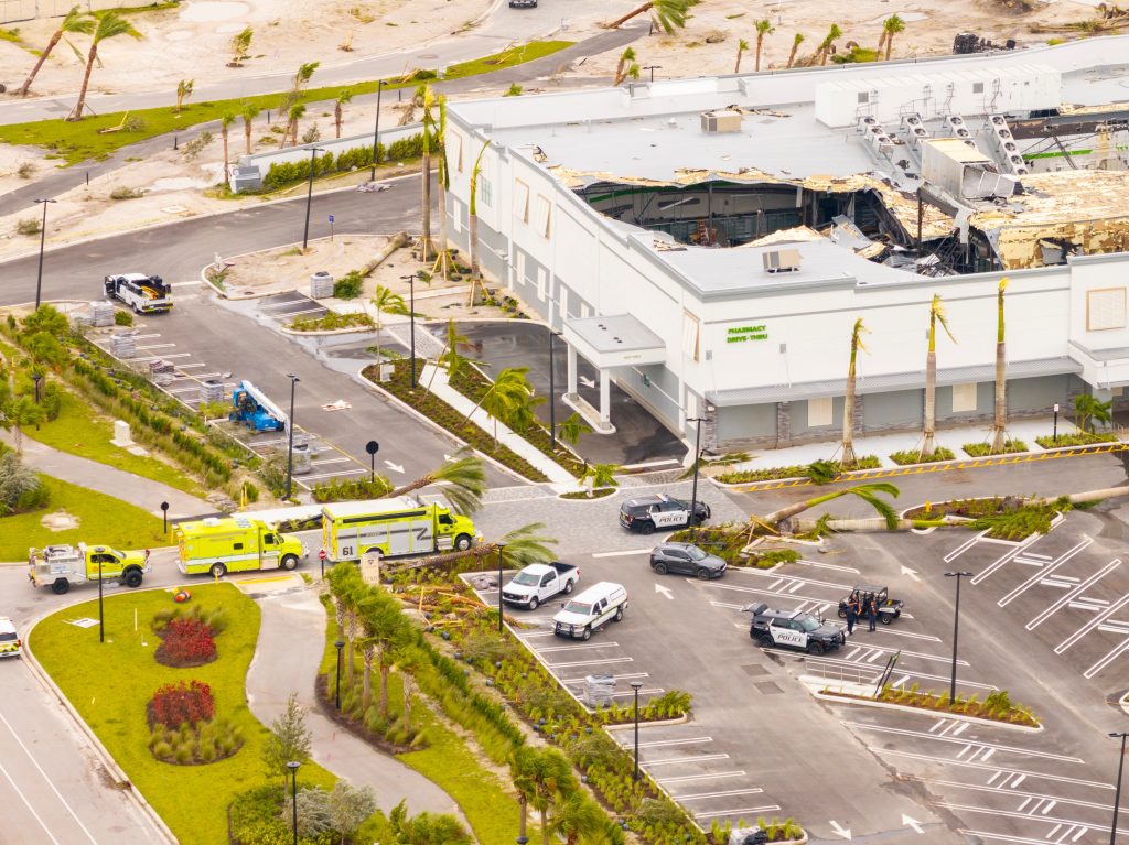 Grocery Store Storm Damage to Roof