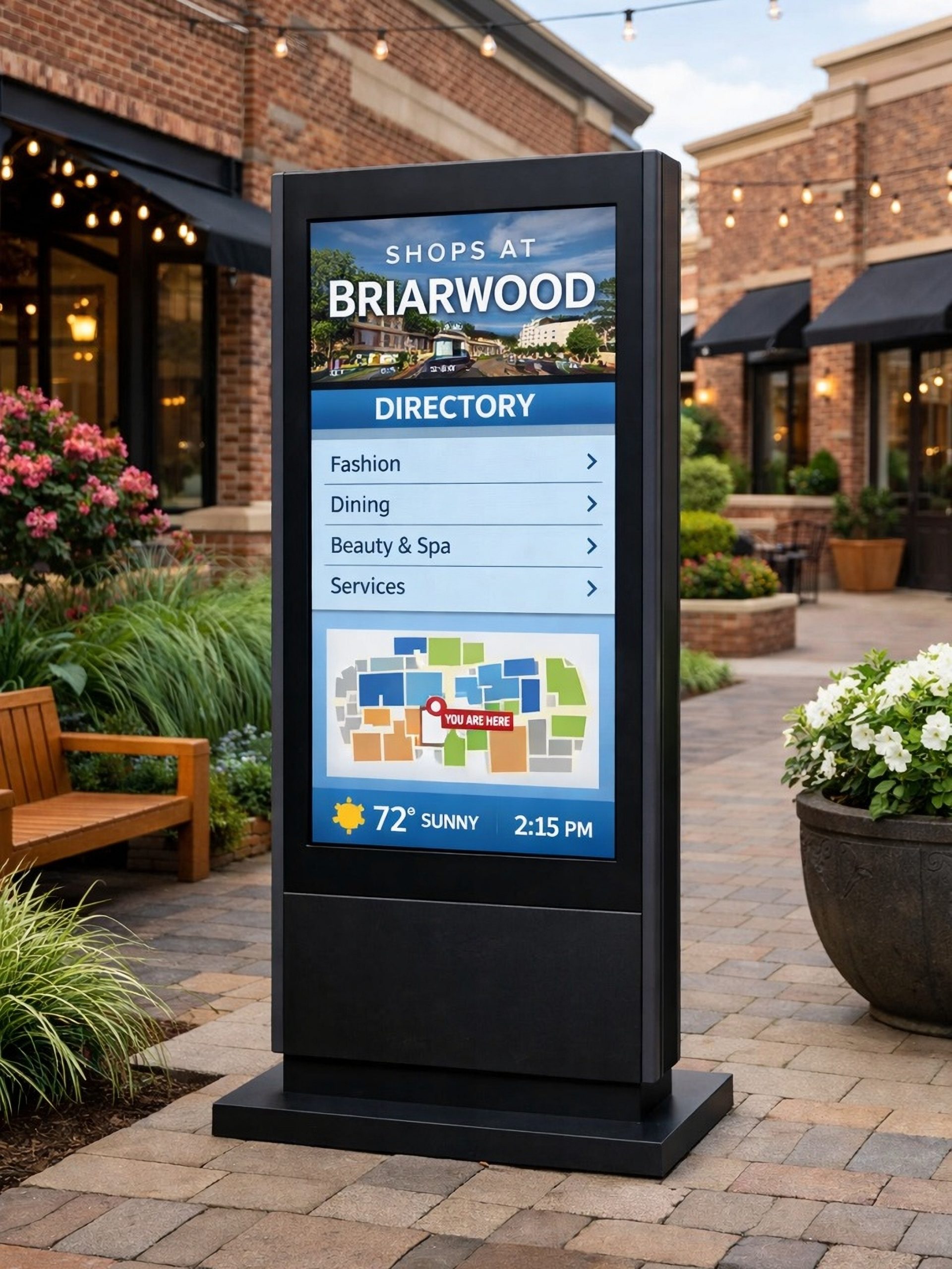 Digital Directory AI Outdoor Sign